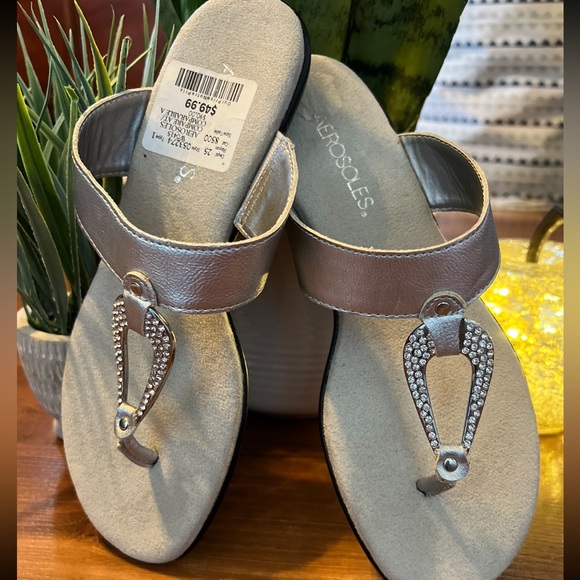 💗 BNWT AEROSOL Sandels in gorgeous Silver. - Picture 6 of 6